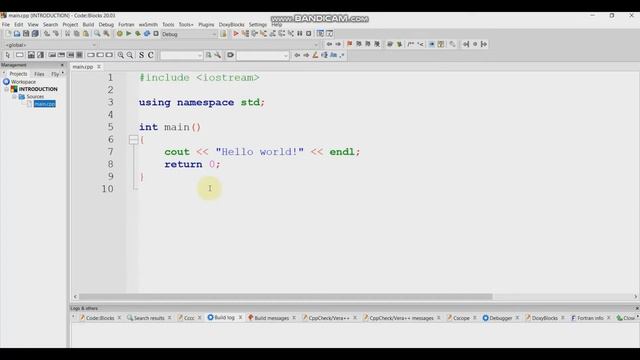 devc++  and code blocks IDE Interface