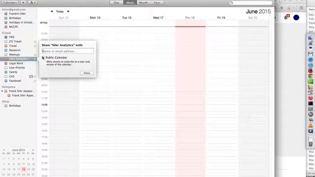 iCloud calendar sharing смотреть онлайн