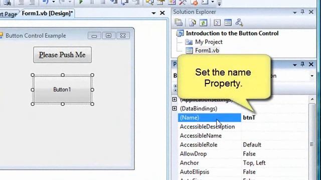 Introduction to the Button Control смотреть онлайн
