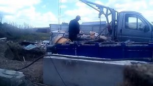 Кран на газель самодельный