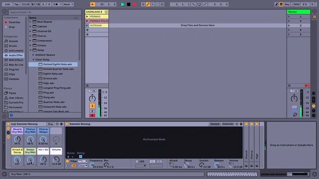 Gamelan Ableton Live Pack