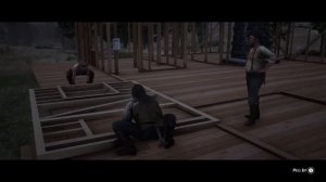 Red Dead Redemption 2: John Marston builds his home