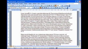 23.Word 2003. Граница и заливка, непечатные знаки, настройка полей.