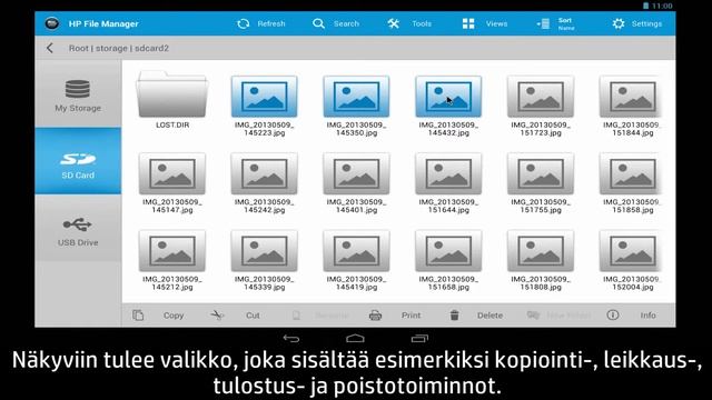 HP File Manager -sovelluksen käyttäminen Android 4.2 (Jelly Bean) -laitteessa смотреть онлайн
