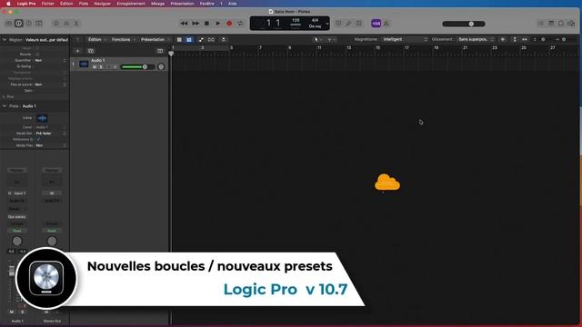 Tutoriel Logic Pro : autres nouveautés / améliorations apportées par la version 10.7