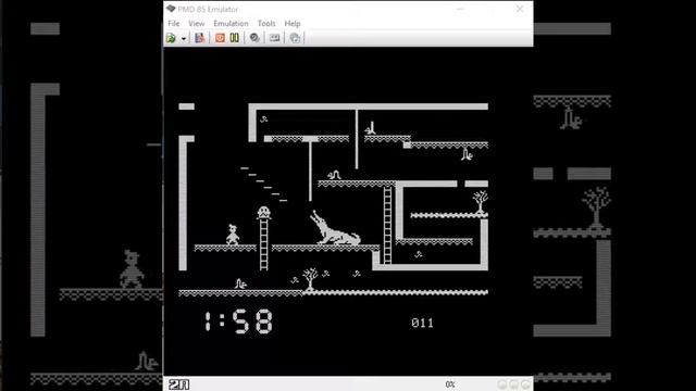 Manic Miner (VBG Software) - Tesla PMD 85 - emulador PMD 85 Emulator v2.2.8.301 смотреть онлайн