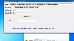 generate message Auth code mac algorithm 3 iso 9797-1