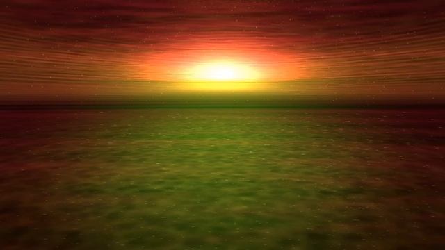 4K Red to Green Particle Sea Sunrise 2160p Motion Background смотреть онлайн