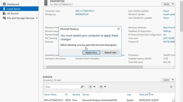 Windows Server 2016 Dicas 2 - Configuração inicial - Rede e Nome смотреть онлайн