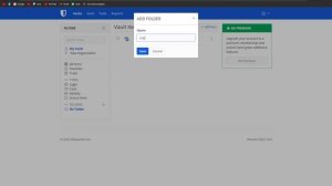 How to Create Folder in BitWarden
