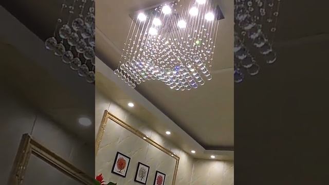 Crystal Pendant Lighting Modern Kitchen Hanging Glass Pendant Lighting