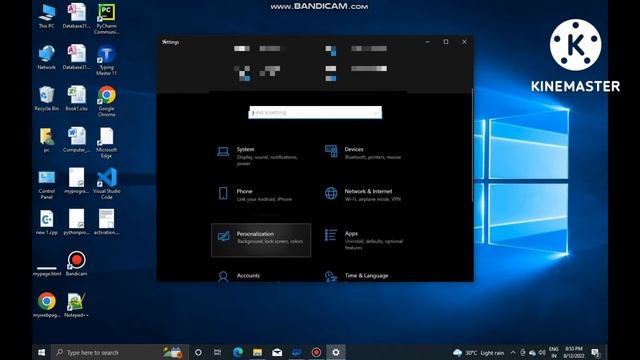 How to change wallpaper/theme on windows 10 | Easy method #window10 смотреть онлайн
