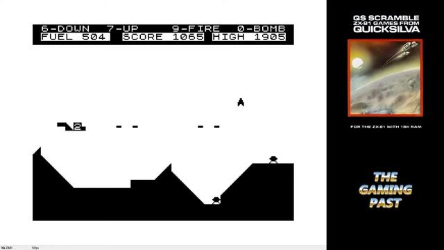 QS Scramble - ZX81 16K - EightyOne Emulator - 2020 points смотреть онлайн