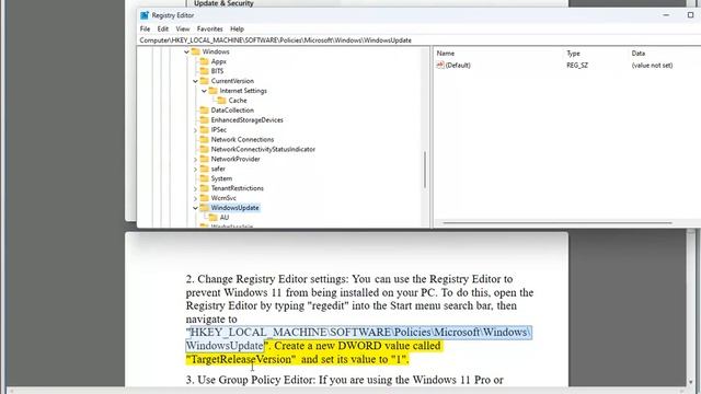 Prevent Windows 11 from installing on unsupported PC смотреть онлайн