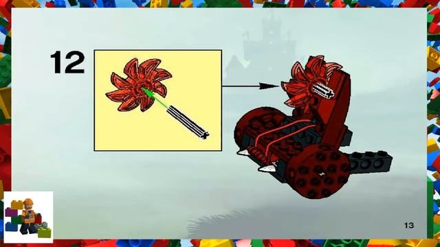 LEGO instructions - Castle - Knights Kingdom - 8873 - Fireball Catapult смотреть онлайн