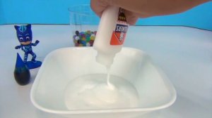 How to Make DIY Pj Masks Slime Putty Kids Craft!