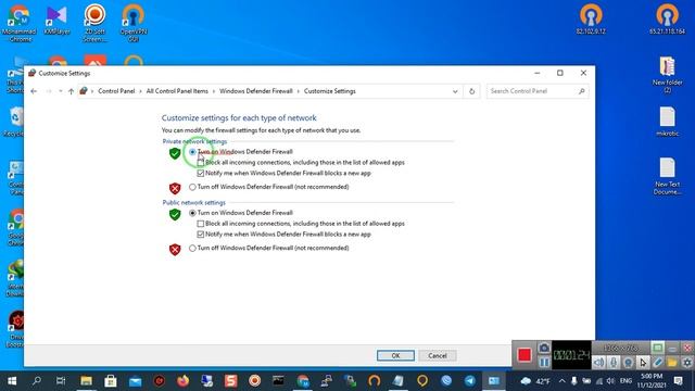 How to turn off the Windows Firewall(MH)