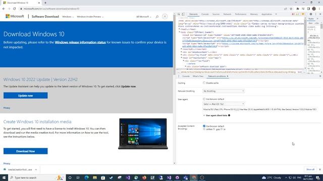 How to dowload Windows 10 Installer ISO from Microsoft.com without downloading MediaCreationTool смотреть онлайн