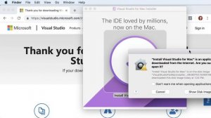 Download & Install Visual Studio for Mac