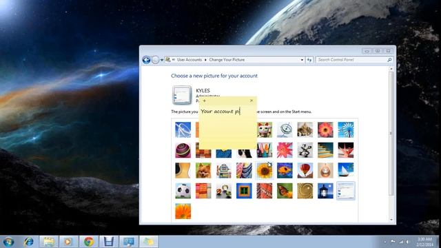 How to change account picture Windows 7 Tutorial смотреть онлайн