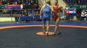 Поддубный-2018. 82 кг. Имиль Шарафетдинов - Адлан Акиев. За бронзу.