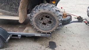 перевозка багги,квадроцикла,на прицепе,и удобное крепление  техники.