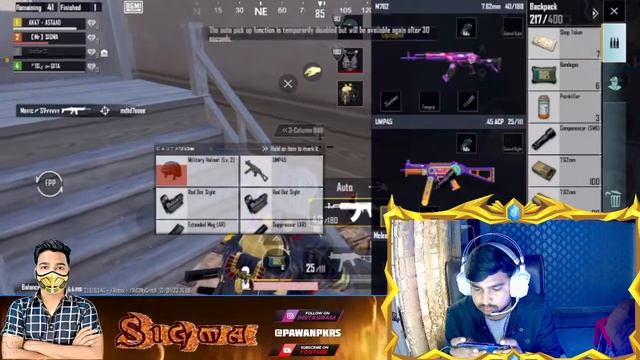 SIGMA IS LIVE OR PAWAN IS LIVE WITH BGMI смотреть онлайн