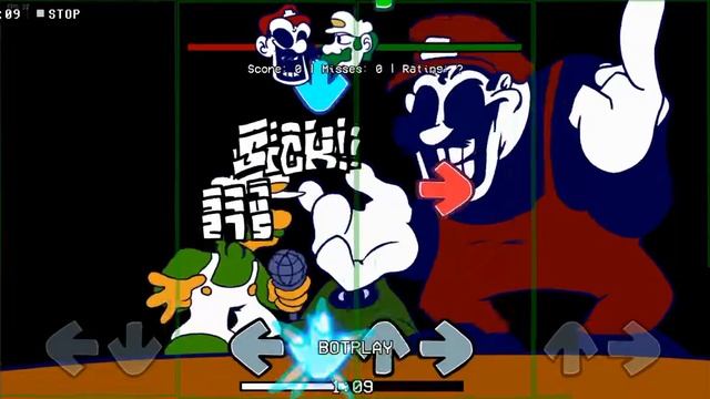 Fighting back song -Fnf Vs Mario 85 Pc port mod смотреть онлайн