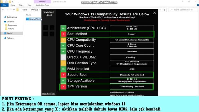 Windows 11 Compatibility Check | WhyNotWin11 смотреть онлайн