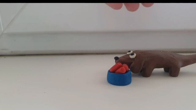 мини мультик из пластилина