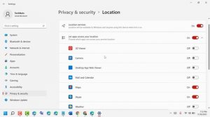 How to Disable Location Services in Windows 11