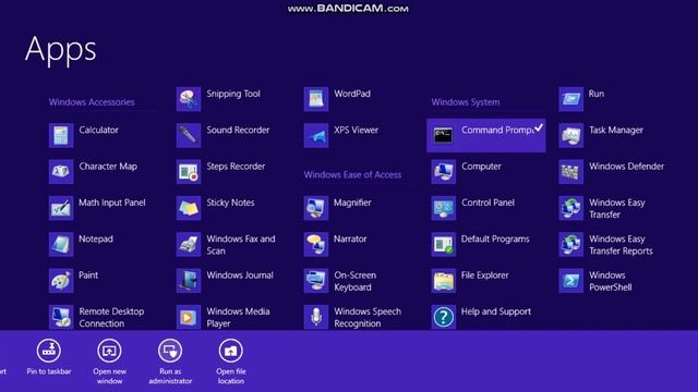 How to Open Command Prompt as Administrator in Windows 8 смотреть онлайн