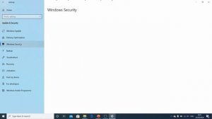 How to Enable In built Security in Windows 10