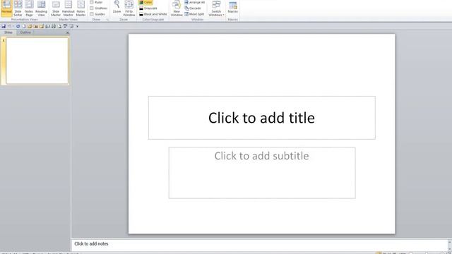 Microsoft PowerPoint 2010 Video 5 New Presentation смотреть онлайн
