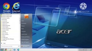 Acer Aspire Windows 7 Professional Startup & Shutdown