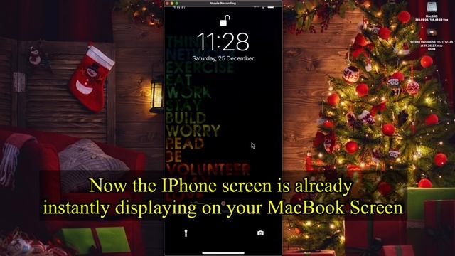 How to Mirror your iPhone screen on MacBook with QuickTime Player (โชว์หน้าจอบนเครื่อง Mackbook) смотреть онлайн