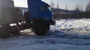 северный дальнобой. зимник. якутия