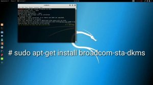 How to install broadcom (bcma) driver on Kali linux - fix no wlan ( wireless ) problem