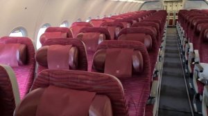 The Qatar Airways Business Class And Economy Airbus A320