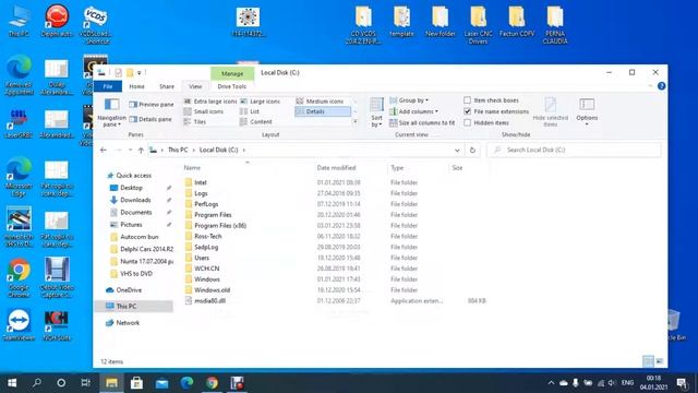 Windows 10, How to show hiden files, foders and drivers смотреть онлайн