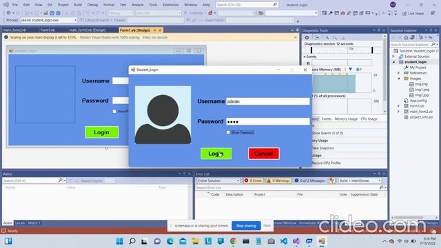 VB.Net | Windows Form Application | Student Login | Part - 1 смотреть онлайн