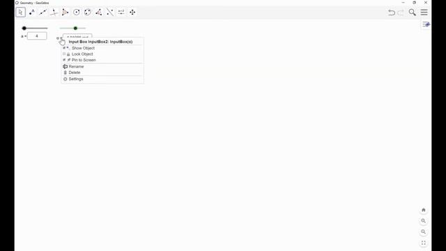 Geometry Slider Input Boxes and other GeoGebra Tips смотреть онлайн