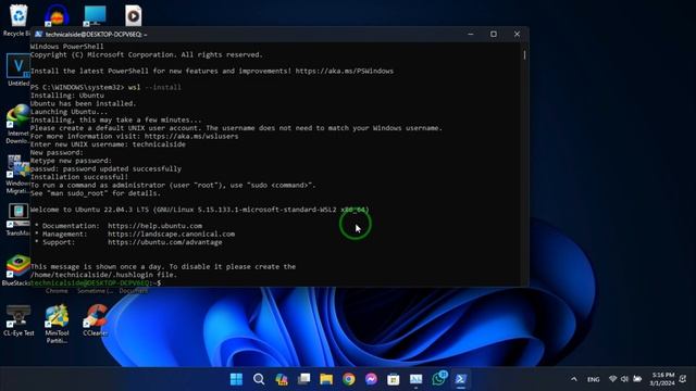 Install kali linux on Windows 11 with  graphical desktop experience