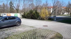 Жизнь в Германии. Кёнигсбрюк ( Königsbrück). Пятиэтажка на Хекерсдорфштрассе.