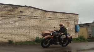 Езда на Урале с поднятой коляской