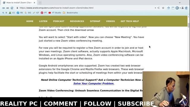 How to Install Zoom Client Software