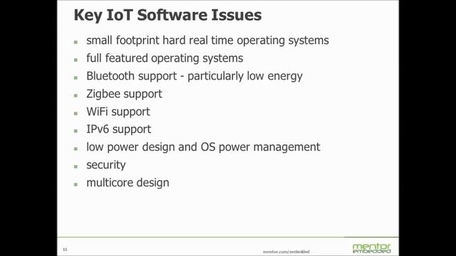 IoT and Embedded Software: No Change or All Change?