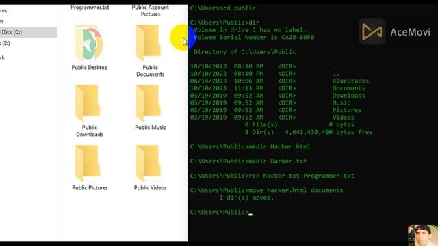 How to Use Command Prompt CMD  Basic to Advanced or MS  DOS of 6th  Commands for mkdir and so on