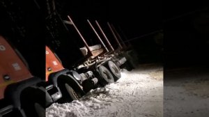 поднимаем  лесовоз ивеко