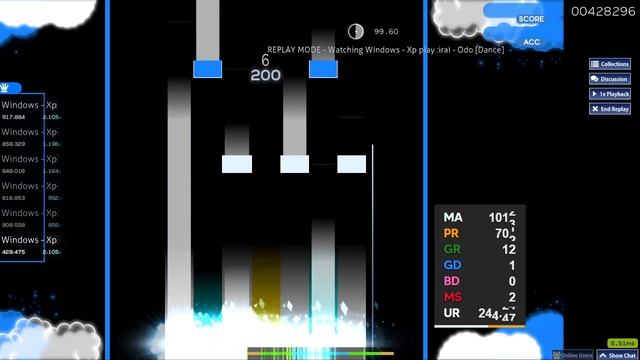 [Osu!mania] ★9.03 Ado - Odo 917k смотреть онлайн